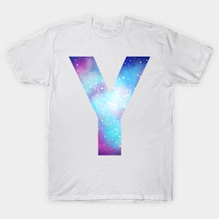 Letter Y galaxy T-Shirt